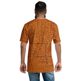 Sailor Cat All-Over Print Men's Crew Neck T-Shirt